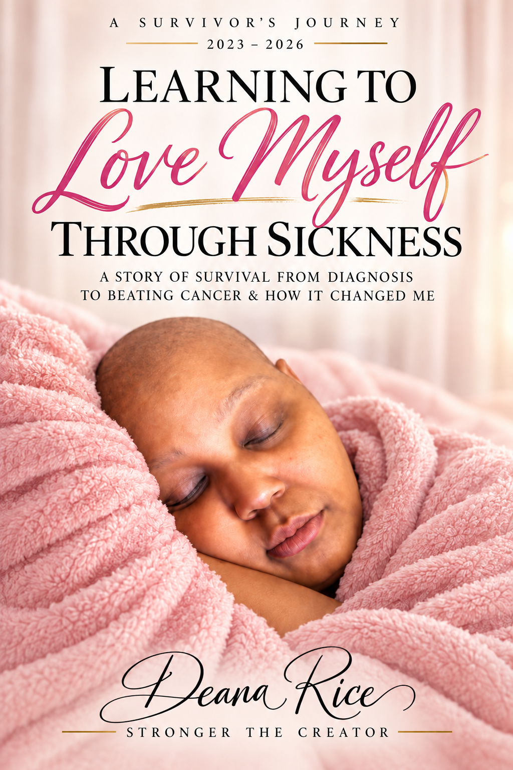 Learning to Love Myself Through Sickness by Deana Rice, signed book cover